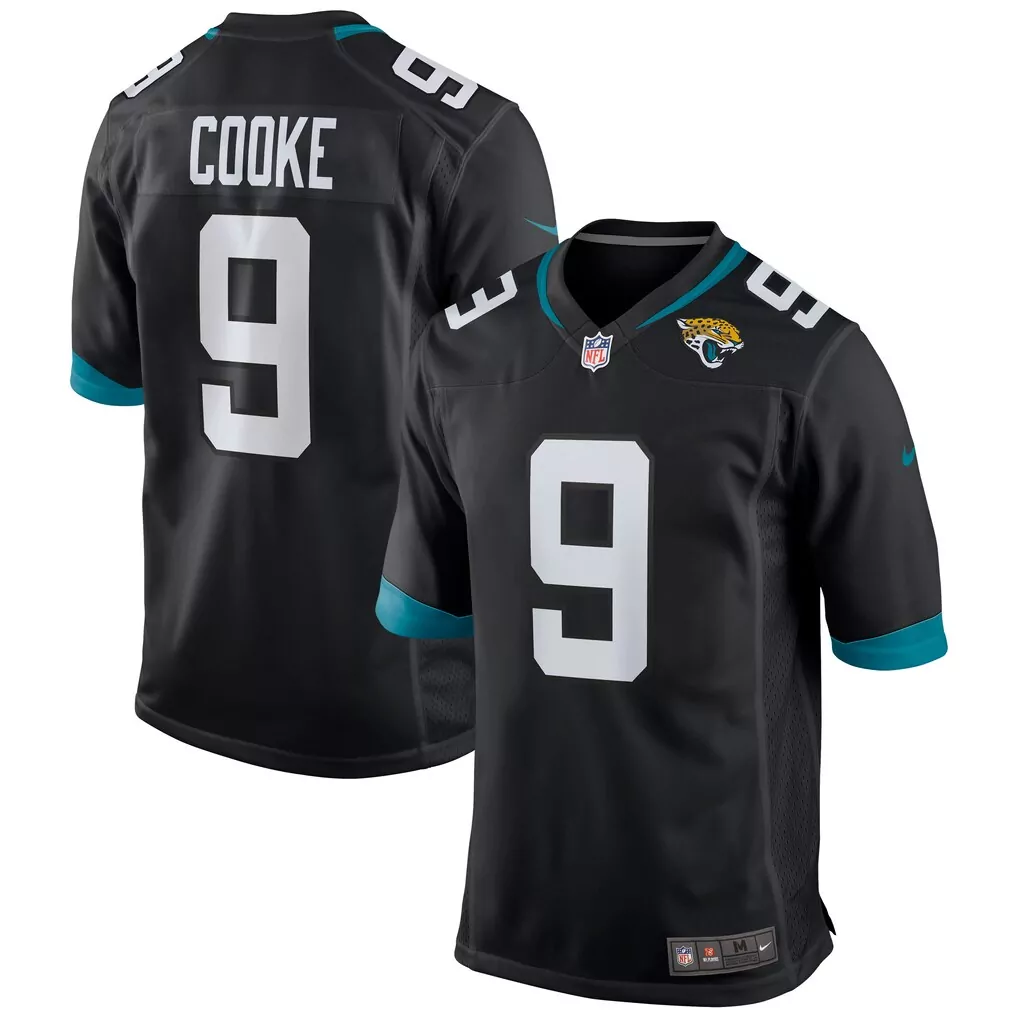 logan cooke jacksonville jaguars nike game jersey black