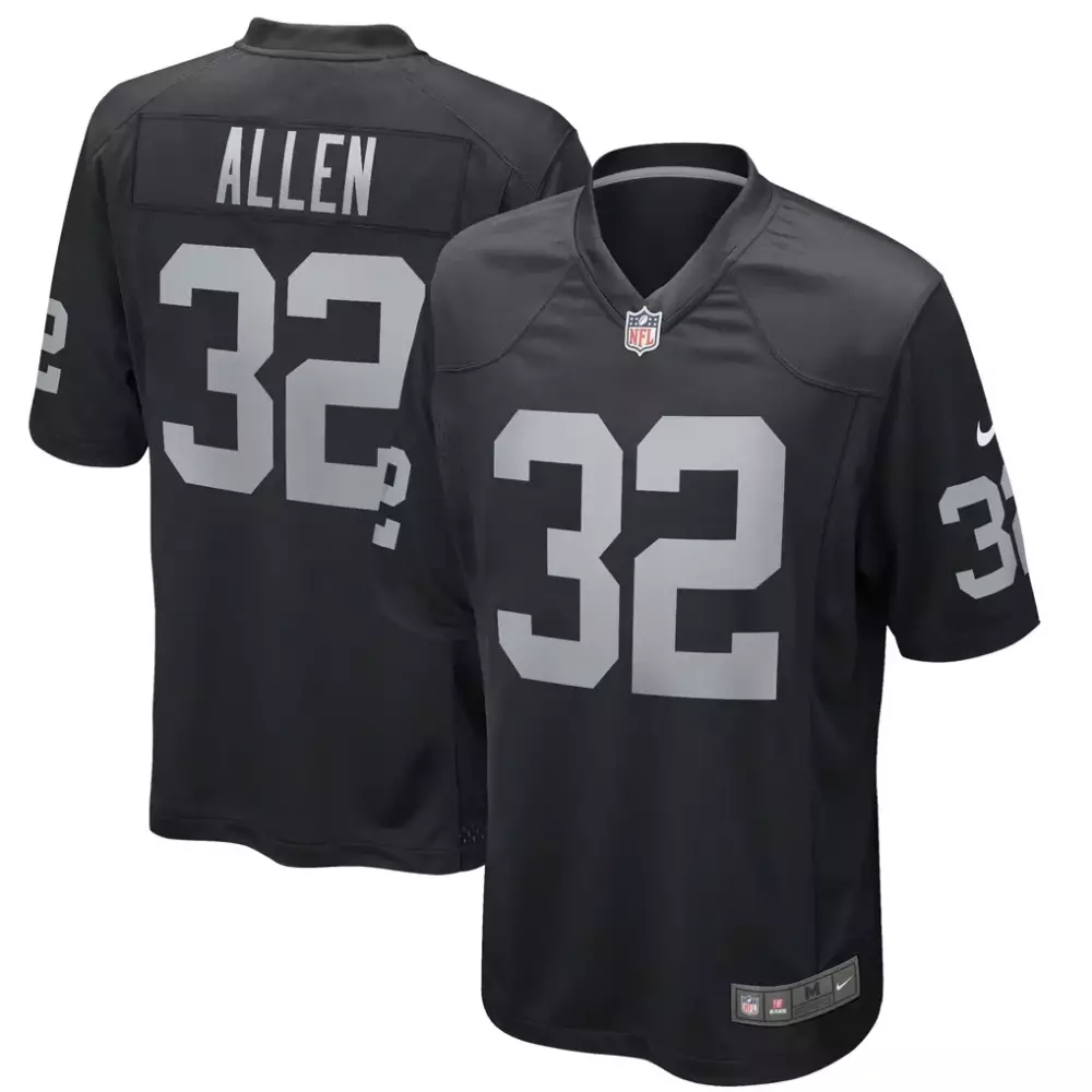 Marcus Allen Las Vegas Raiders Nike Game Retired Player Jersey | Black Design | Premium Fan Gear | For Men, Women & Youth