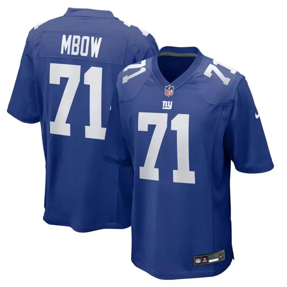 Marcus Mbow New York Giants Nike Women's Team Game Jersey | Royal Fan Gear for Women
