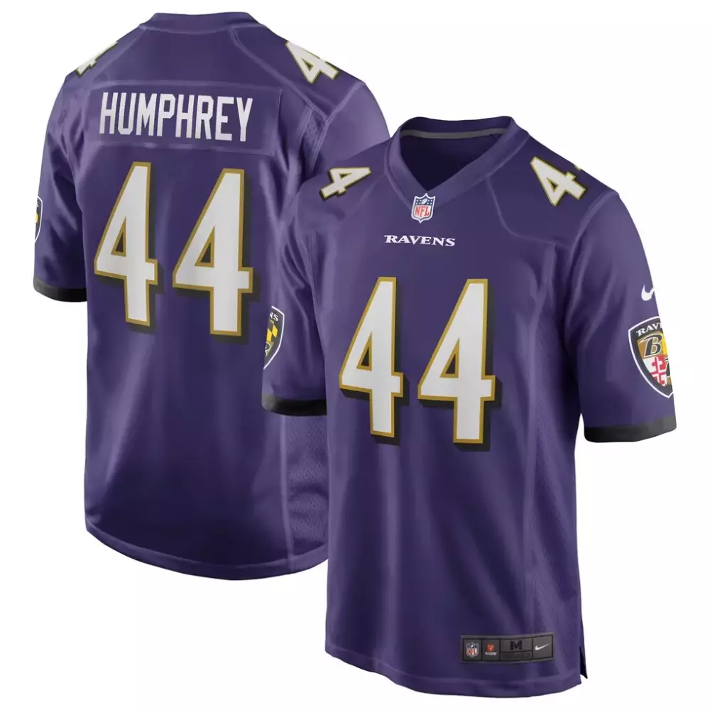 Marlon Humphrey 44 Baltimore Ravens Black Stitched Jersey Men'S 2024 Alternate