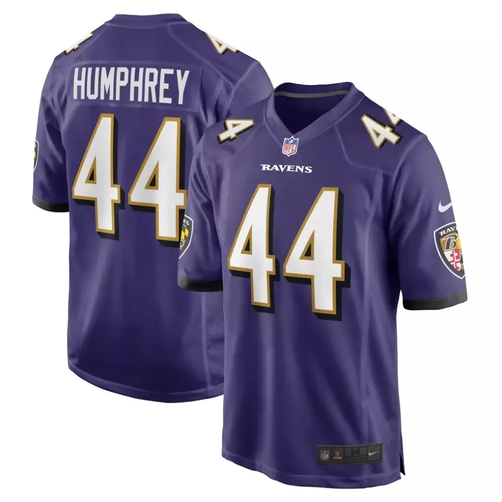 Marlon Humphrey 44 Baltimore Ravens Black Stitched Jersey Men'S 2024 Alternate