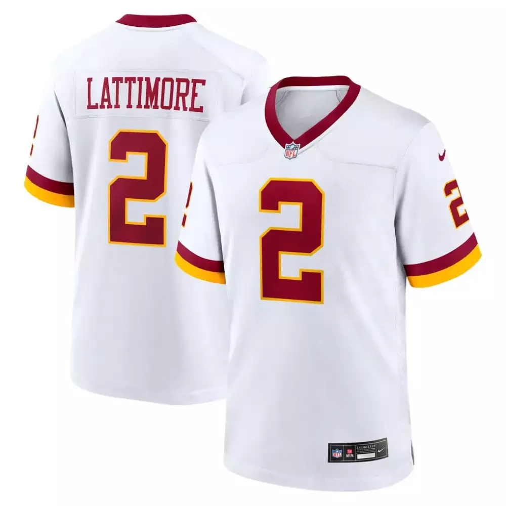 Marshon Lattimore White Commanders Nike Game Super Bowl Era Jersey | Stylish Fan Gear | For Men, Women & Youth