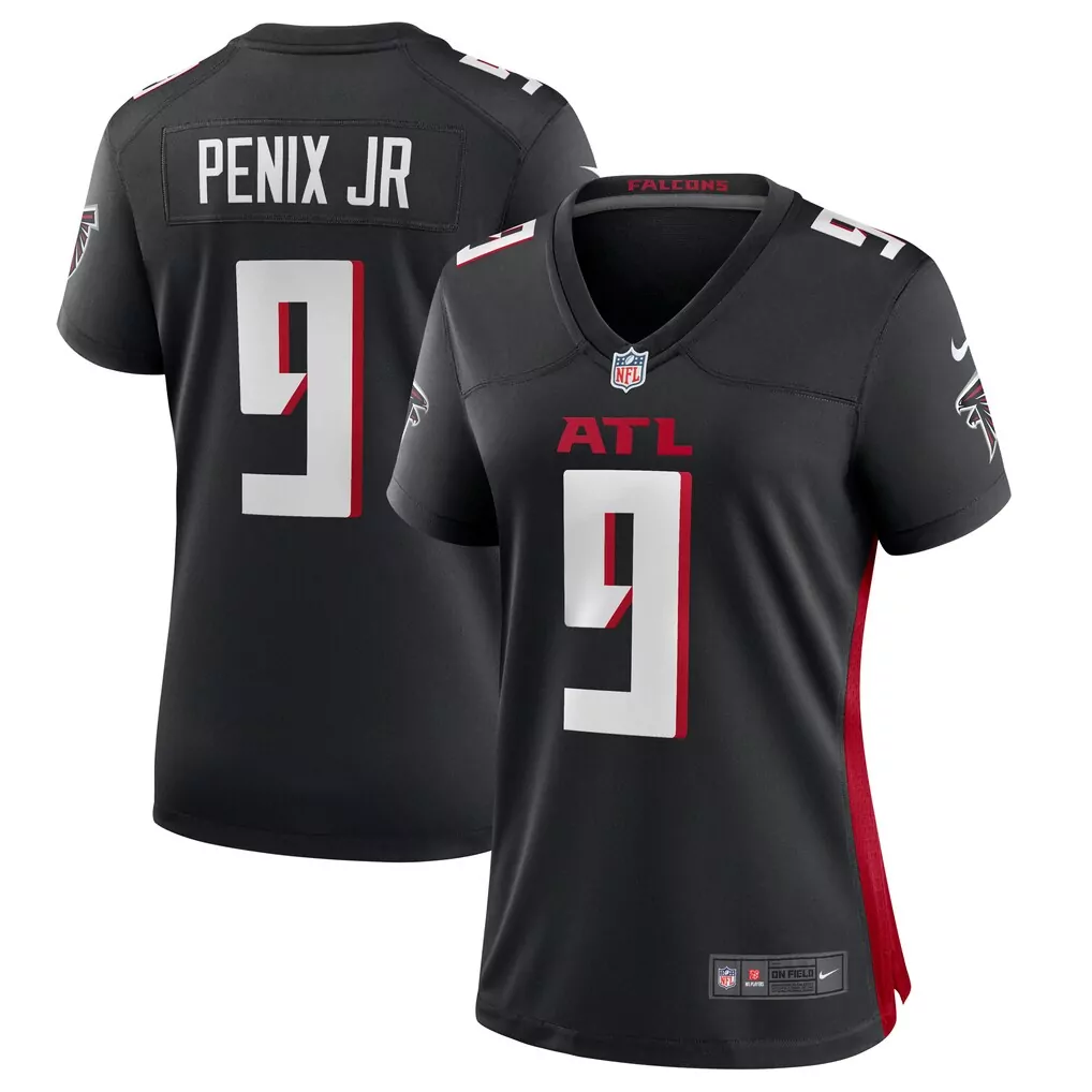 michael penix jr atlanta falcons nike women s game jersey black