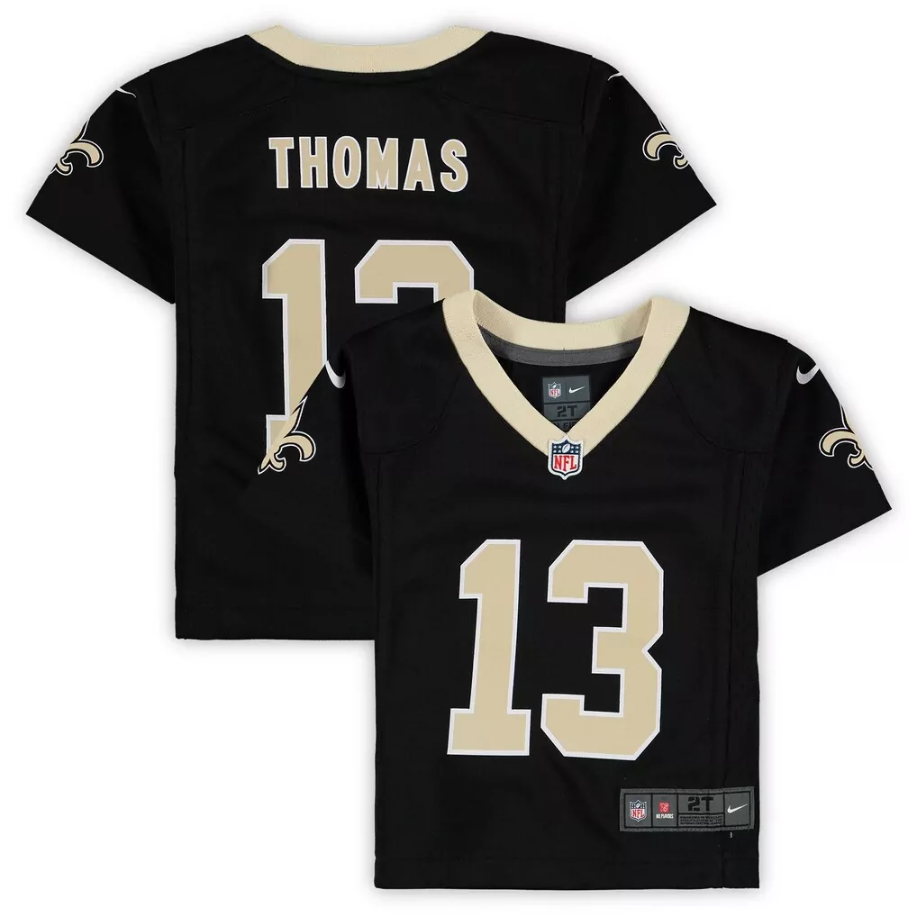 michael thomas new orleans saints nike toddler game jersey black