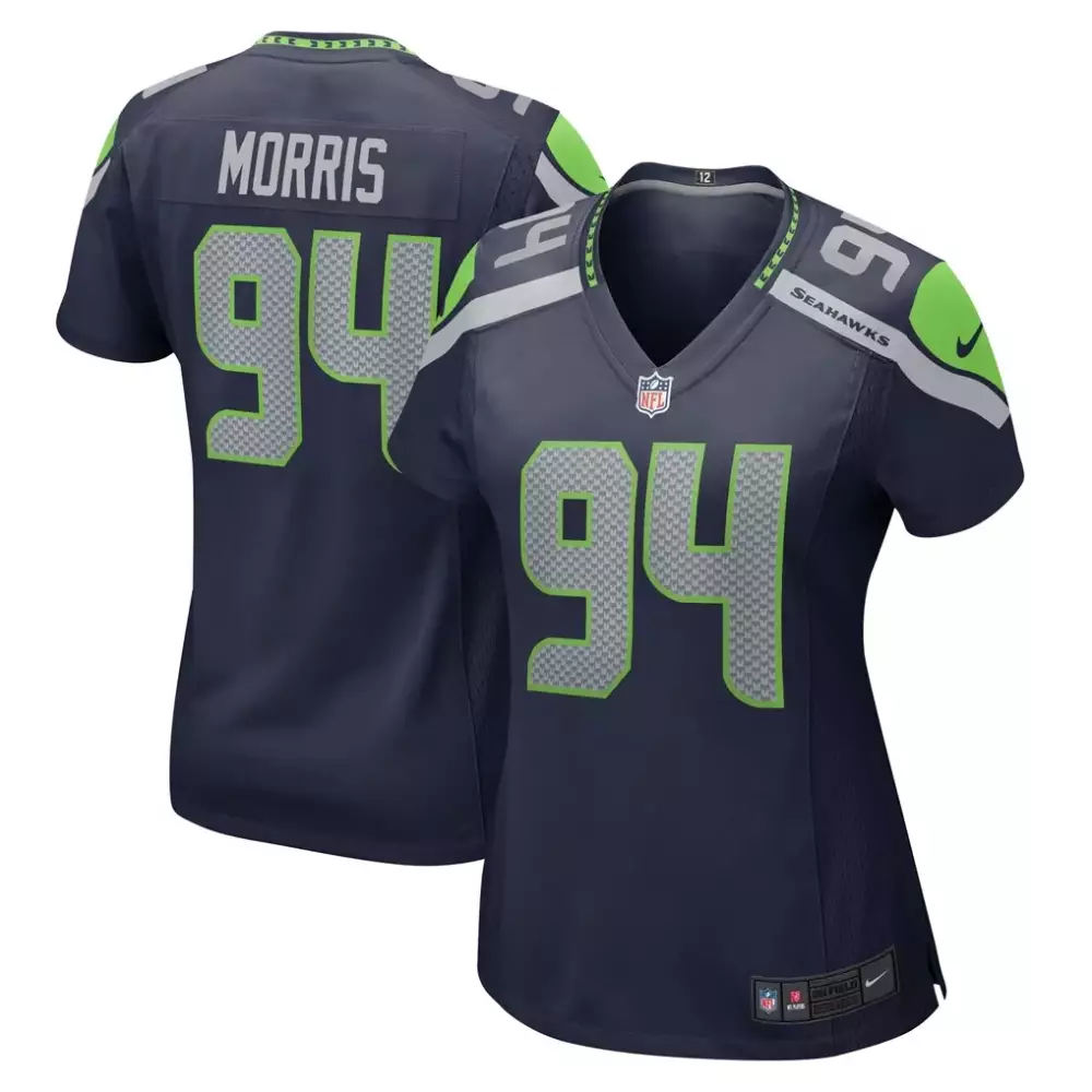 Mike Morris Seattle Seahawks Nike Women's Game Jersey | College Navy | Fan Gear for Game Day | For Men, Women & Youth