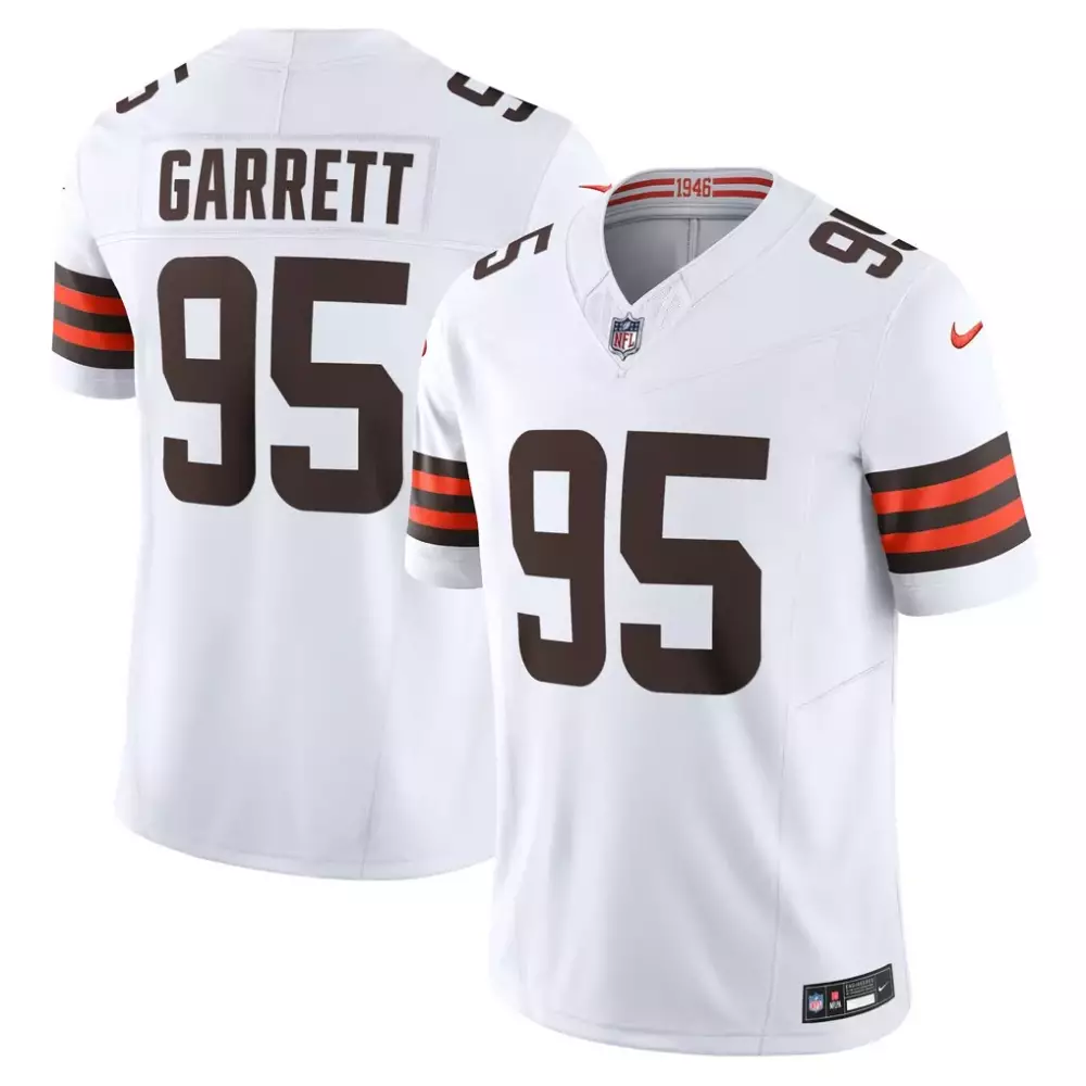 Myles Garrett Cleveland Browns Nike Vapor F U S E Jersey | Limited Edition White Fan Gear for Men, Women & Youth
