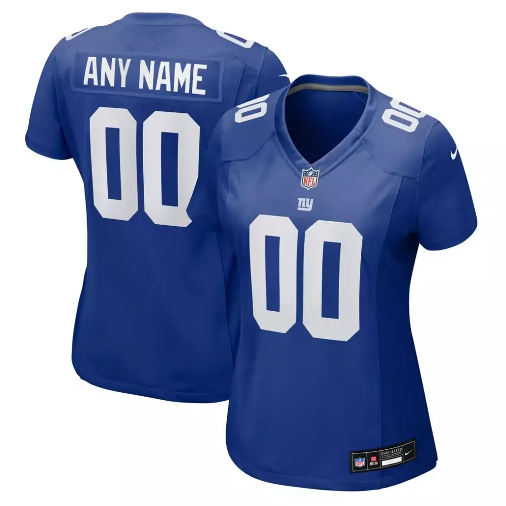 New York Giants Nike Women's Classic Custom Game Jersey | Royal Style | Fan Gear for Women & Youth