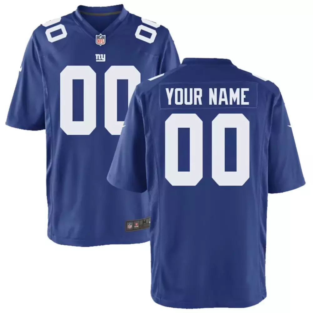 New York Giants Nike Women's Classic Custom Game Jersey | Royal Style | Fan Gear for Women & Youth