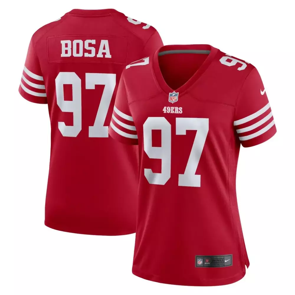 Nick Bosa San Francisco 49ers Nike Team Game Jersey | White Edition | Fan Gear for Men, Women & Youth