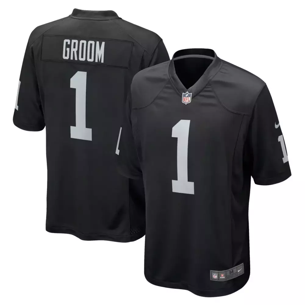 Nike Las Vegas Raiders Youth Custom Game Jersey Black | Personalized Fan Gear | For Youth