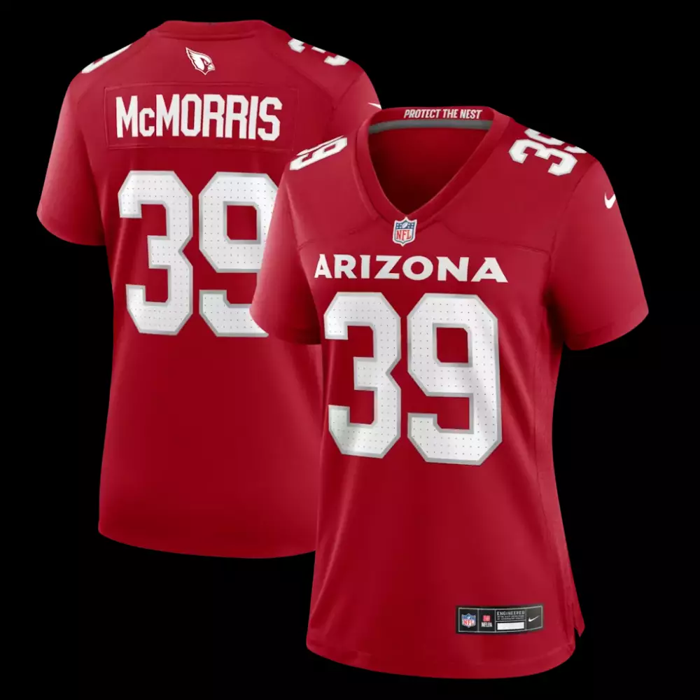patrick mcmorris arizona cardinals nike women s team game jersey cardinal