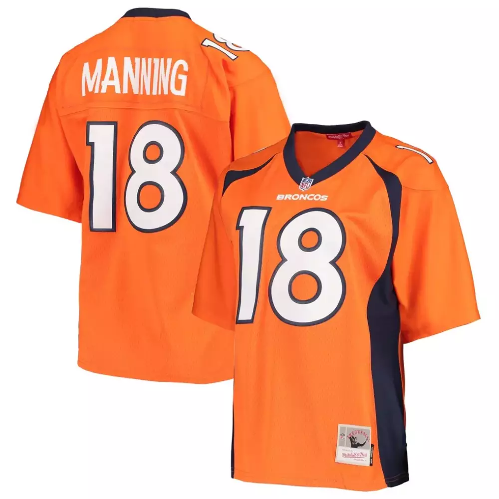 Peyton Manning Denver Broncos White Throwback Vapor Limited Jersey | All Stitched | Fan Gear for Men, Women & Youth