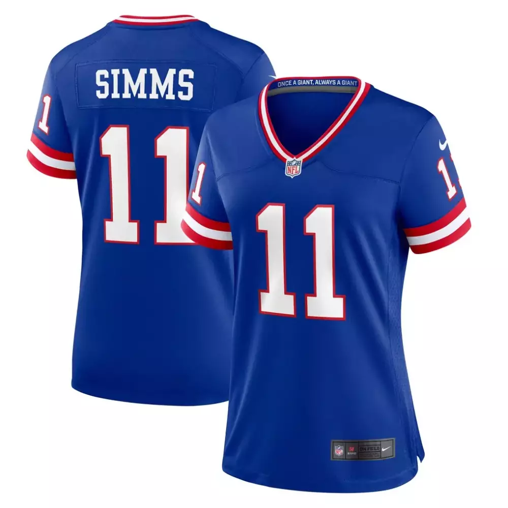Phil Simms New York Giants Royal Retired Player Alternate Jersey | Timeless Fan Gear for All | For Men, Women & Youth