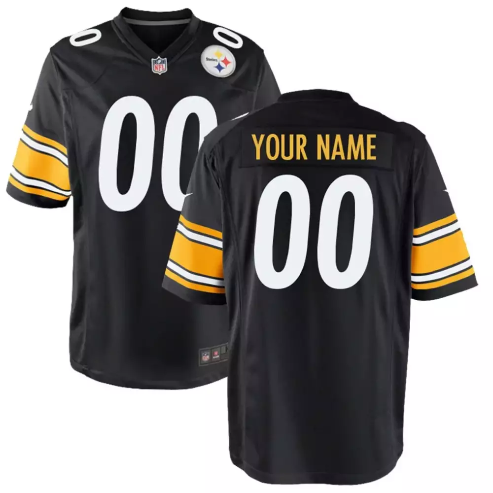 pittsburgh steelers nike women s custom game jersey black