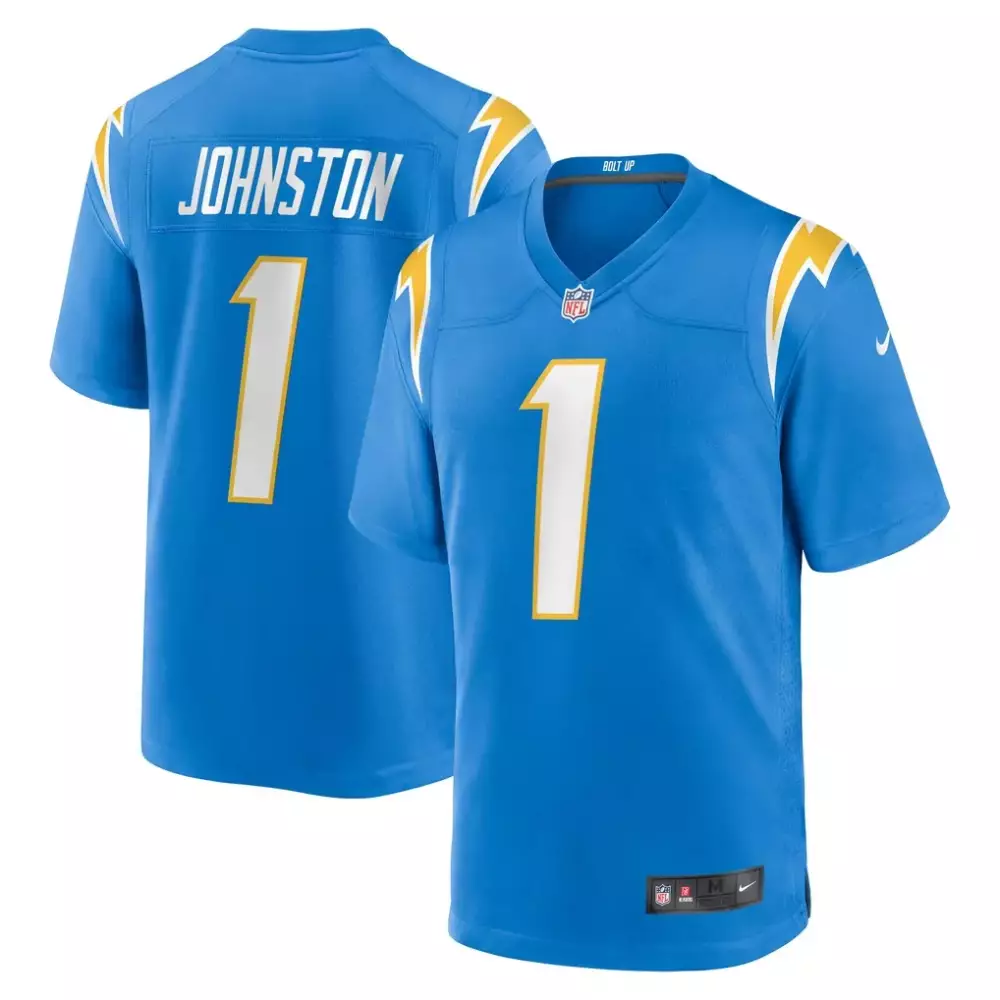 Quentin Johnston Los Angeles Chargers Nike Game Player Jersey | Powder Blue | Limited Edition Fan Gear for Men, Women & Youth