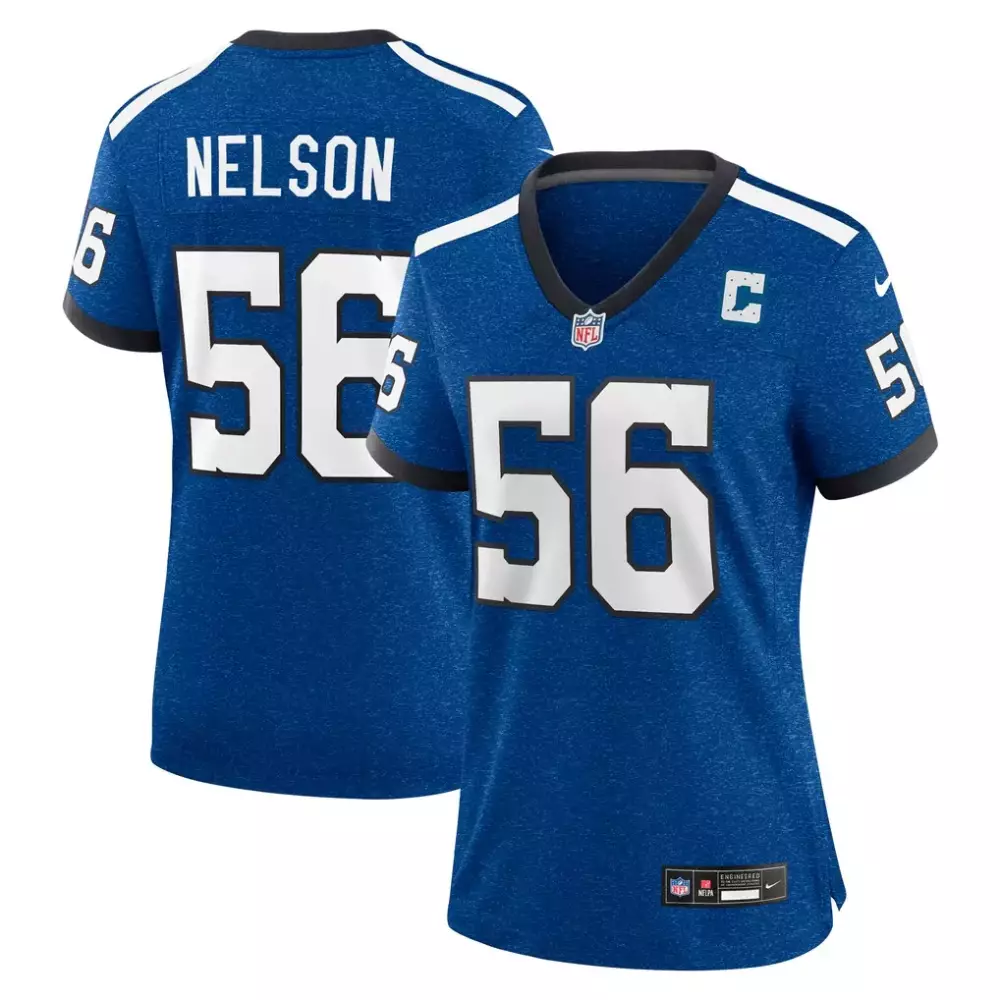 quenton nelson indianapolis colts nike women s indiana nights alternate game jersey royal