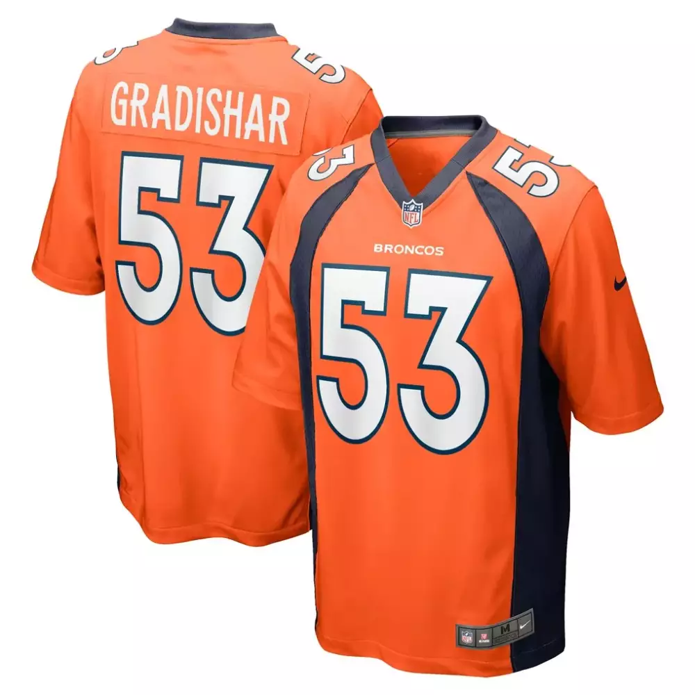 randy gradishar denver broncos nike retired player alternate game jersey orange
