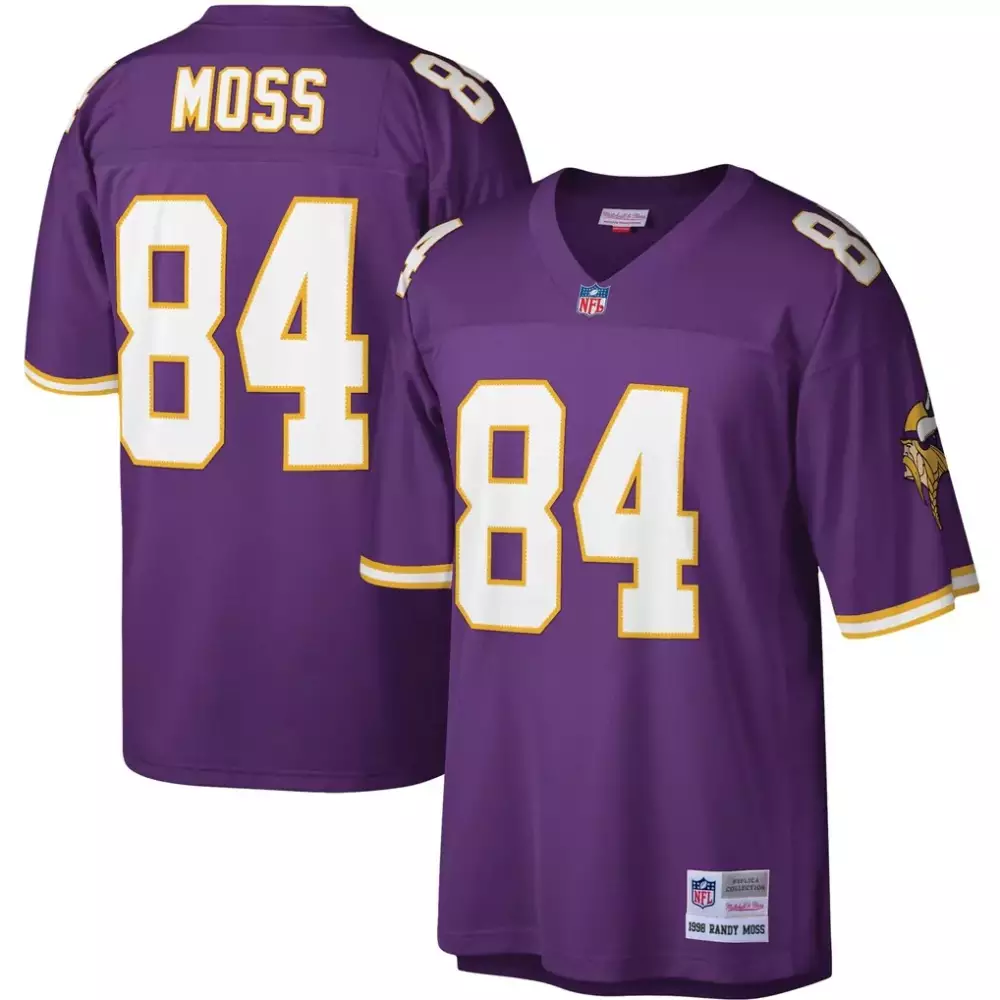 Randy Moss Minnesota Vikings Legacy Replica Jersey | Purple | Fan Gear for Game Day | For Men, Women & Youth