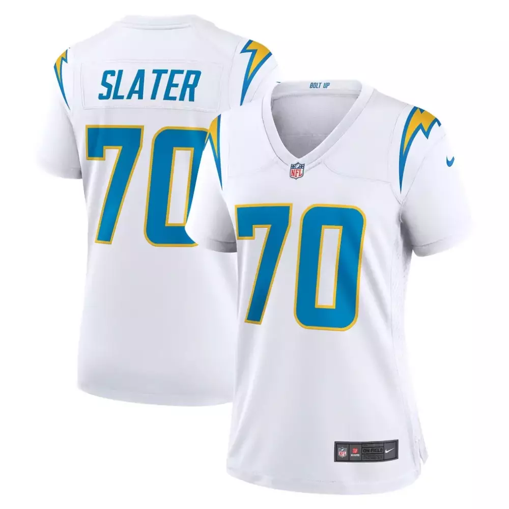 Rashawn Slater Los Angeles Chargers Nike Women's Game Jersey | White | Replica Fan Gear for Women & Youth