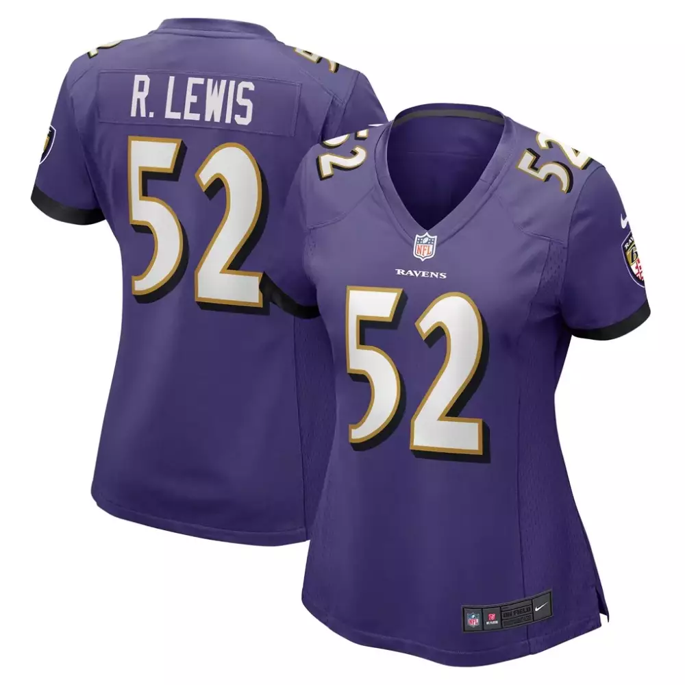 Ray Lewis Baltimore Ravens Women's 2024 AFC North Champions Jersey | Black | Limited Edition Fan Gear | For Men, Women & Youth