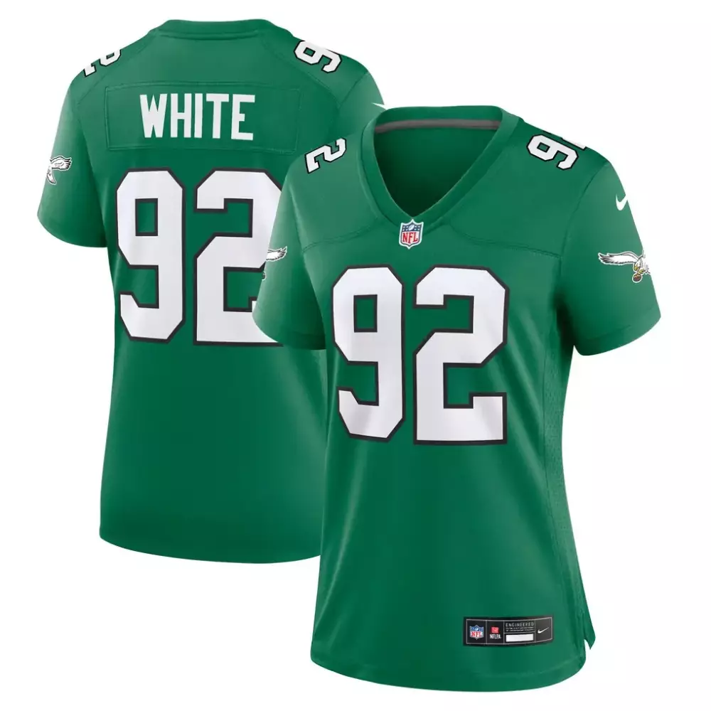 Reggie White Philadelphia Eagles Nike Women's Alternate Game Jersey | Kelly Green | Fan Gear | For Men, Women & Youth
