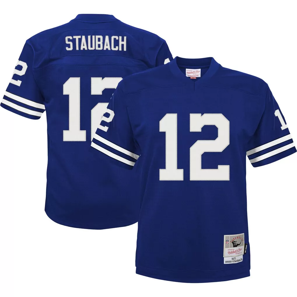 roger staubach dallas cowboys mitchell ness infant 1971 retired legacy jersey navy