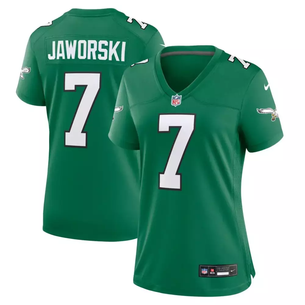 Ron Jaworski Philadelphia Eagles Nike Women's Alternate Game Jersey | Kelly Green | For Women & Youth