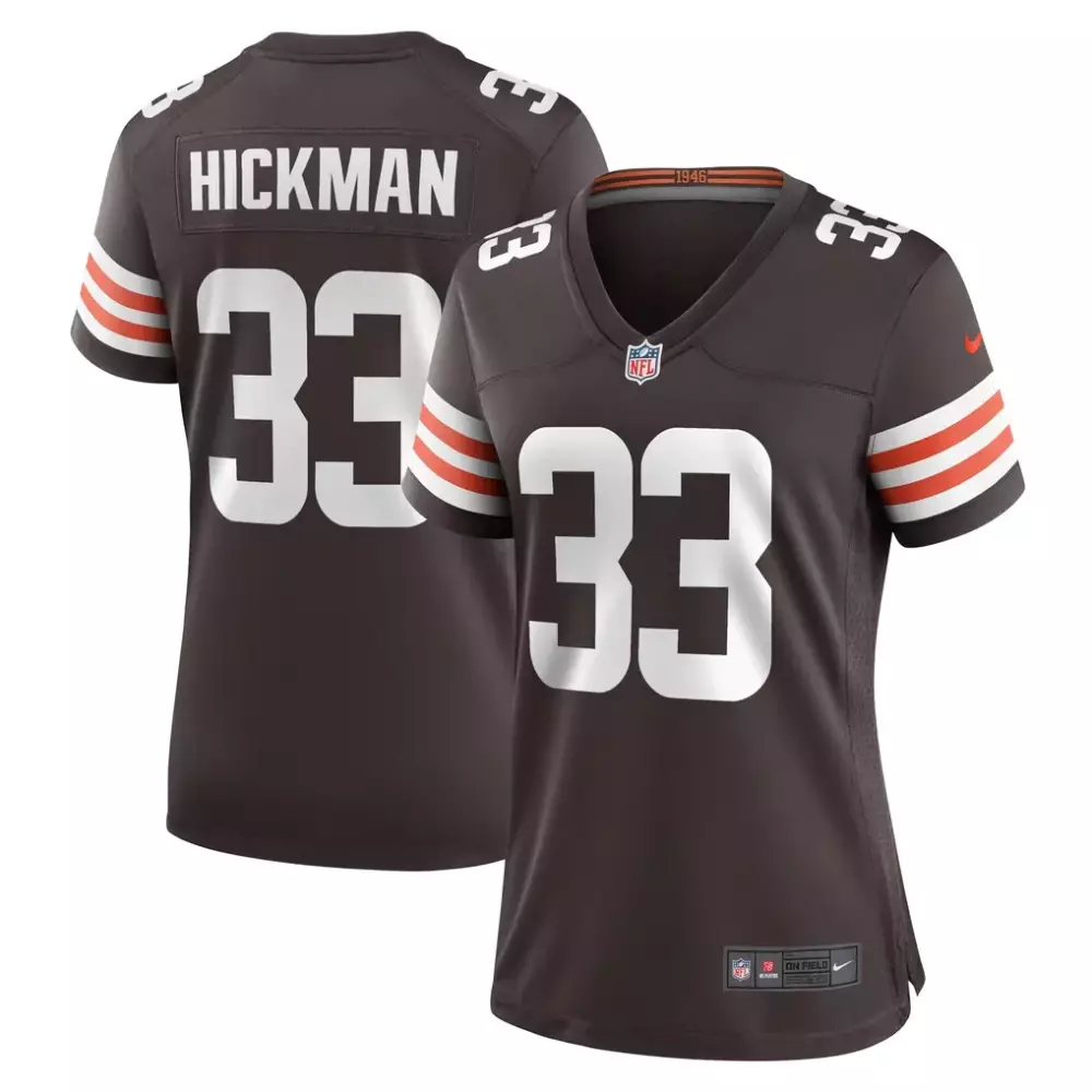 Ronnie Hickman Cleveland Browns Nike Team Game Jersey | Brown Stitched Edition | Fan Gear for All Ages