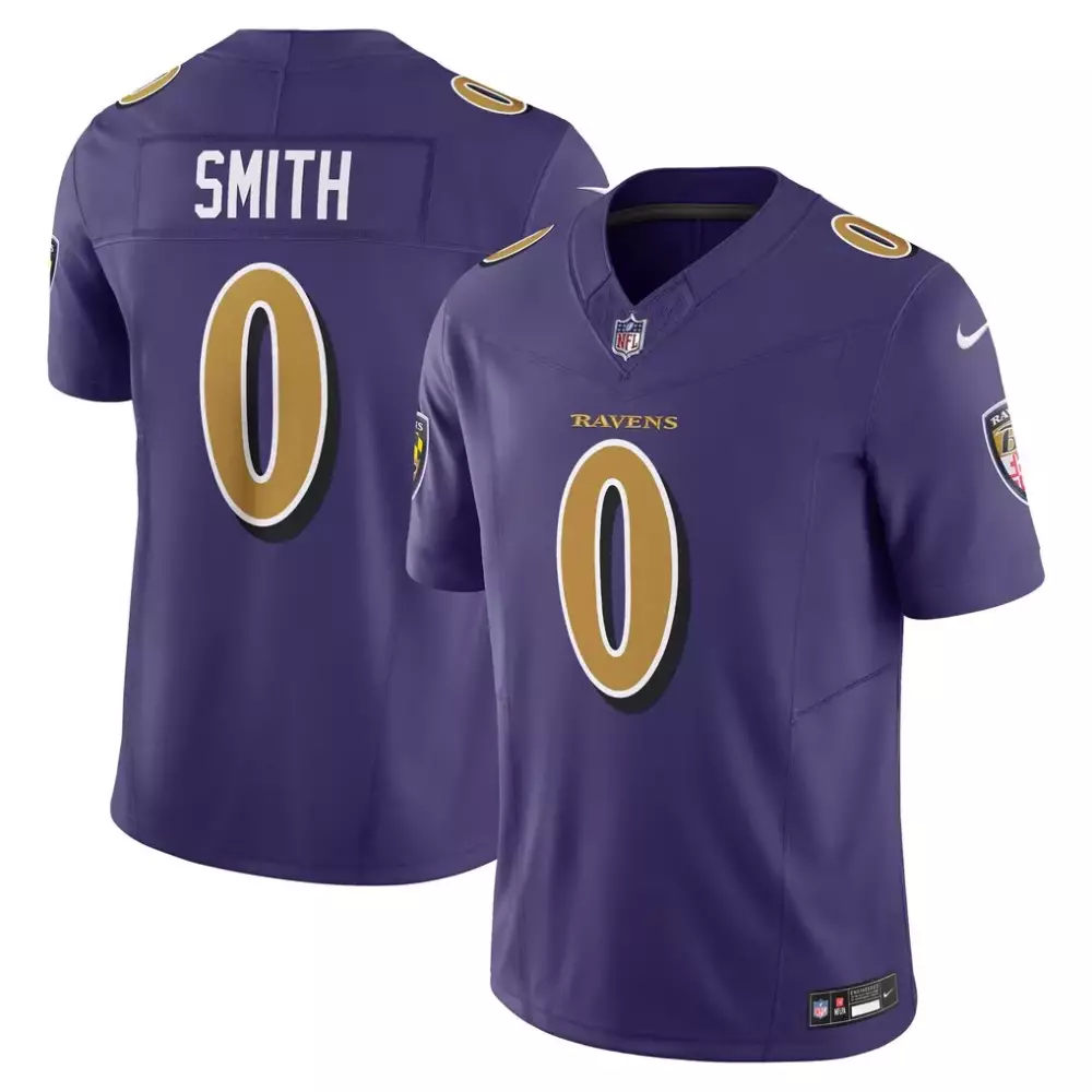 Roquan Smith Baltimore Ravens Nike Alternate 2 Vapor F.U.S.E Limited Jersey | Purple | Stitched Fan Gear for Men, Women & Youth