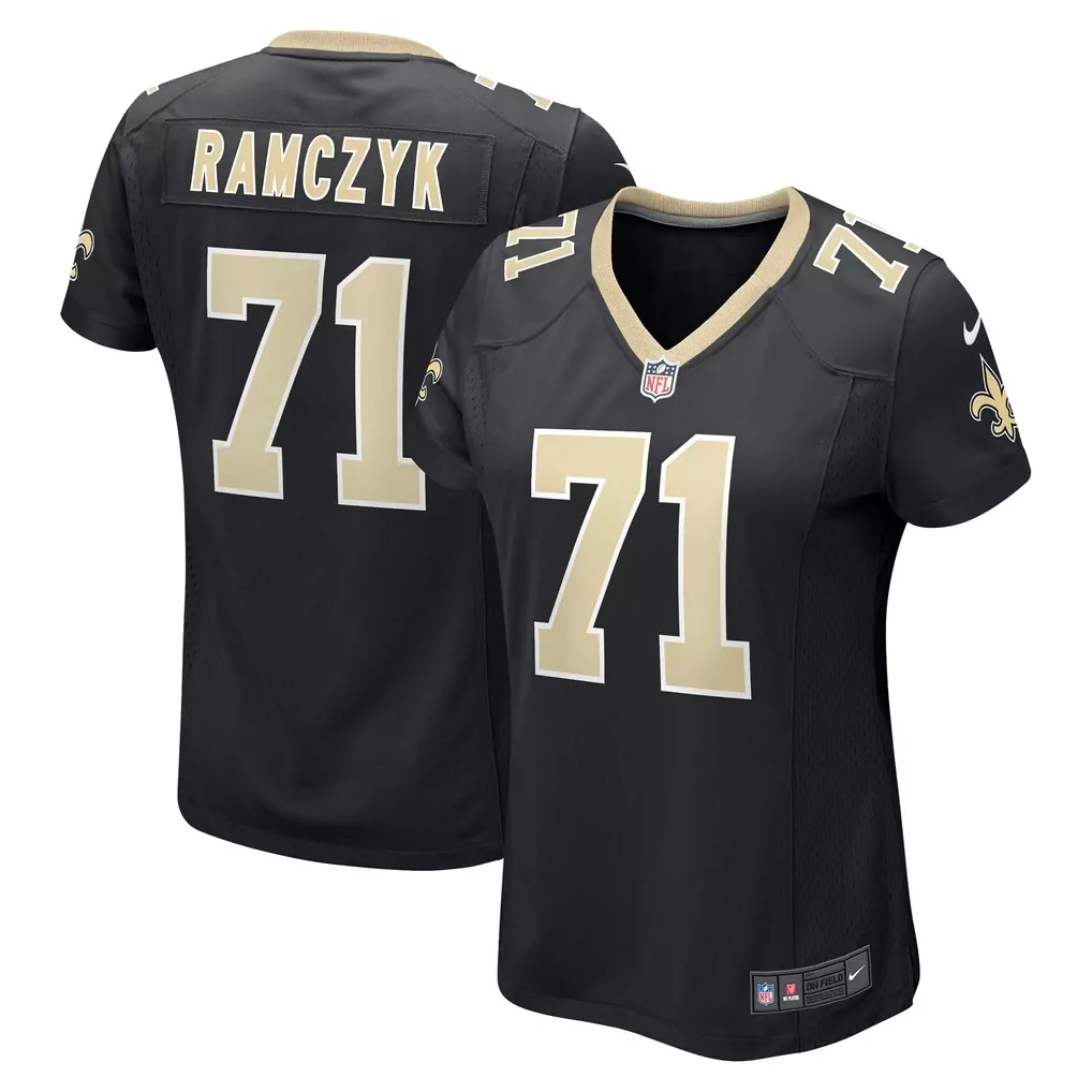 ryan ramczyk new orleans saints nike women s game jersey black