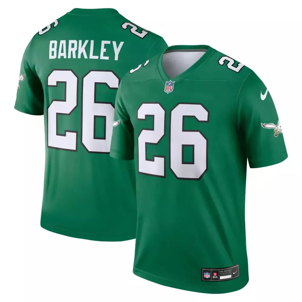 Saquon Barkley Philadelphia Eagles Nike Legend Player Performance Top | Kelly Green | For Men, Women & Youth