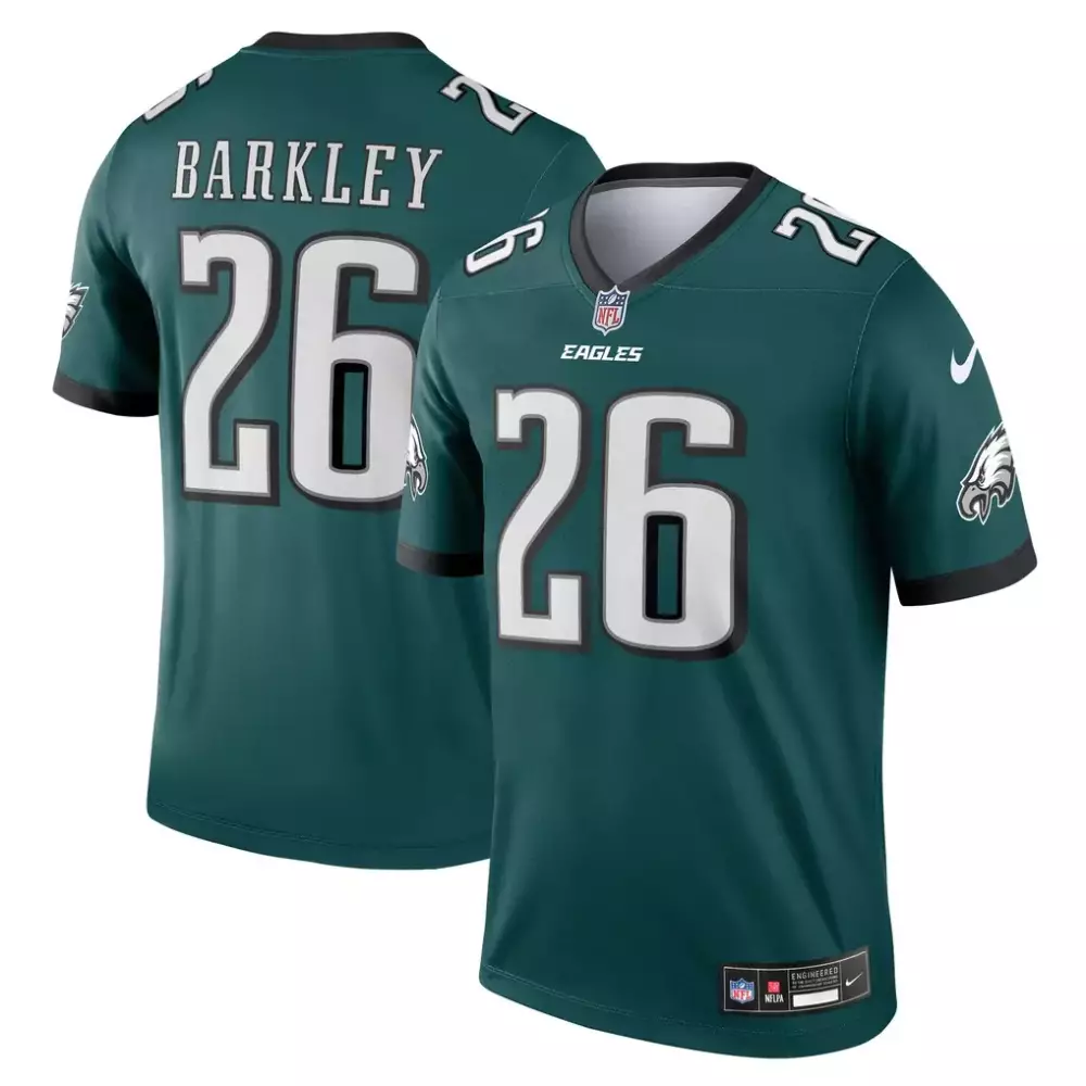 Saquon Barkley Philadelphia Eagles Nike Legend Player Performance Top | Kelly Green | For Men, Women & Youth