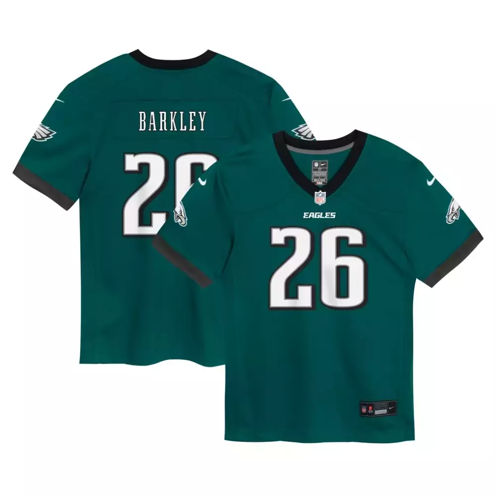 Saquon Barkley Philadelphia Eagles Throwback Kelly Vapor Limited Jersey V2 | Stitched Fan Gear for Men, Women & Youth
