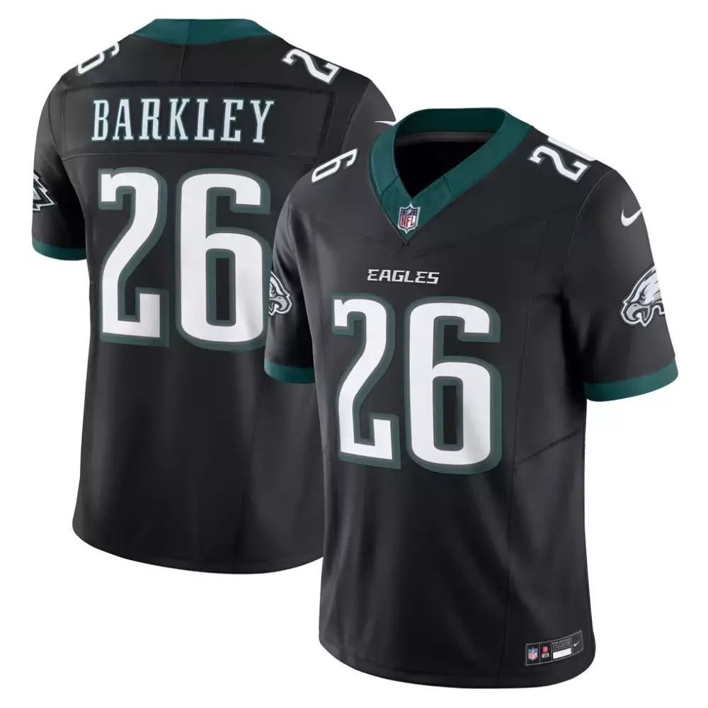 Saquon Barkley Philadelphia Eagles Vapor F.U.S.E Limited Jersey | Black | Nike Fan Gear for Men, Women & Youth