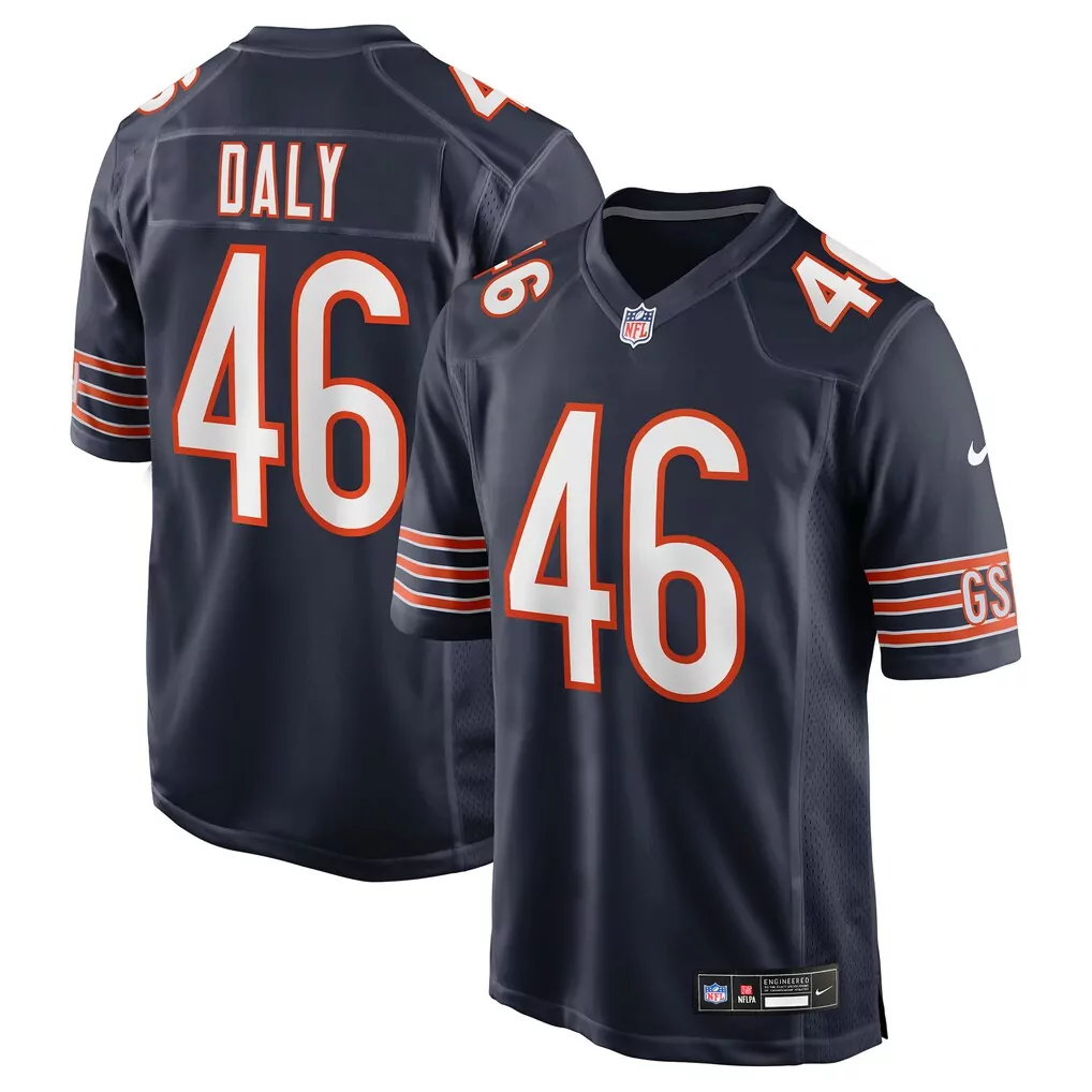 ryan bates chicago bears nike game jersey navy