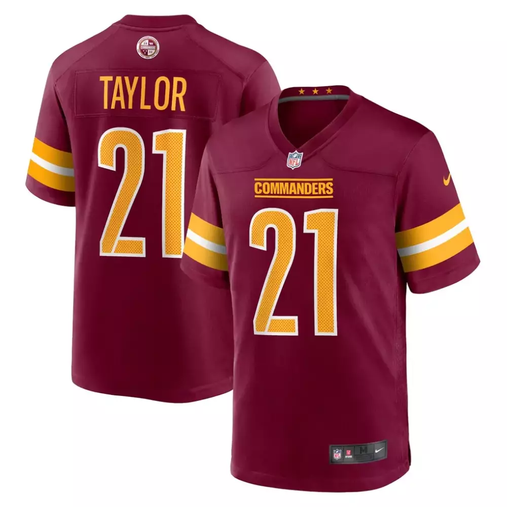 sean taylor washington commanders nike player game jersey burgundy