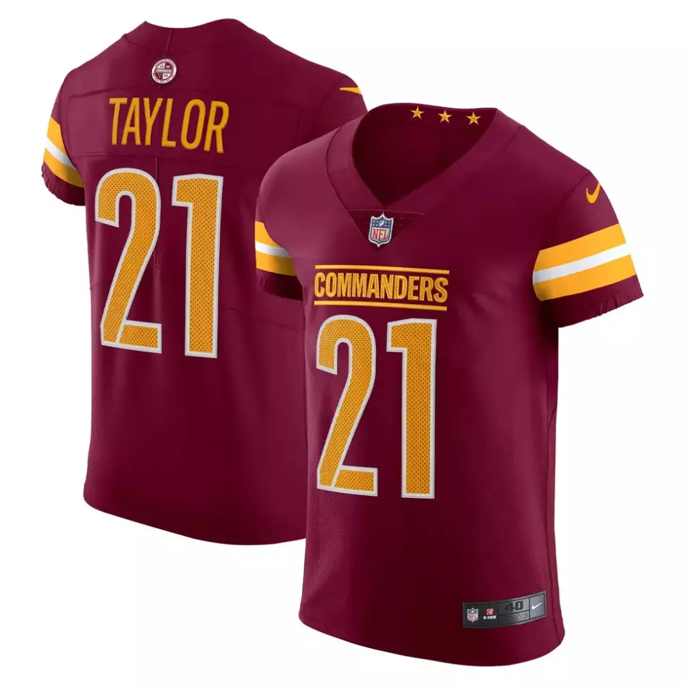 sean taylor washington commanders nike player game jersey burgundy