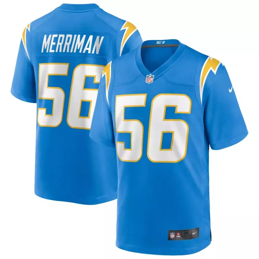 Shawne Merriman Los Angeles Chargers Nike Women's Game Retired Player Jersey | Powder Blue | Fan Gear for Women & Youth