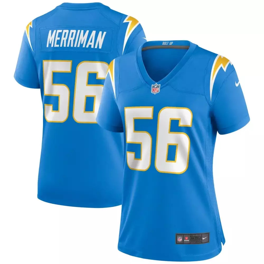 shawne merriman los angeles chargers nike women s game retired player jersey powder blue