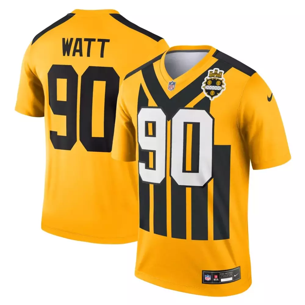 T.J. Watt Pittsburgh Steelers Men's Vapor Limited Jersey V2 | White Style with Super Bowl IX Patch | All Stitched | For Men, Women & Youth