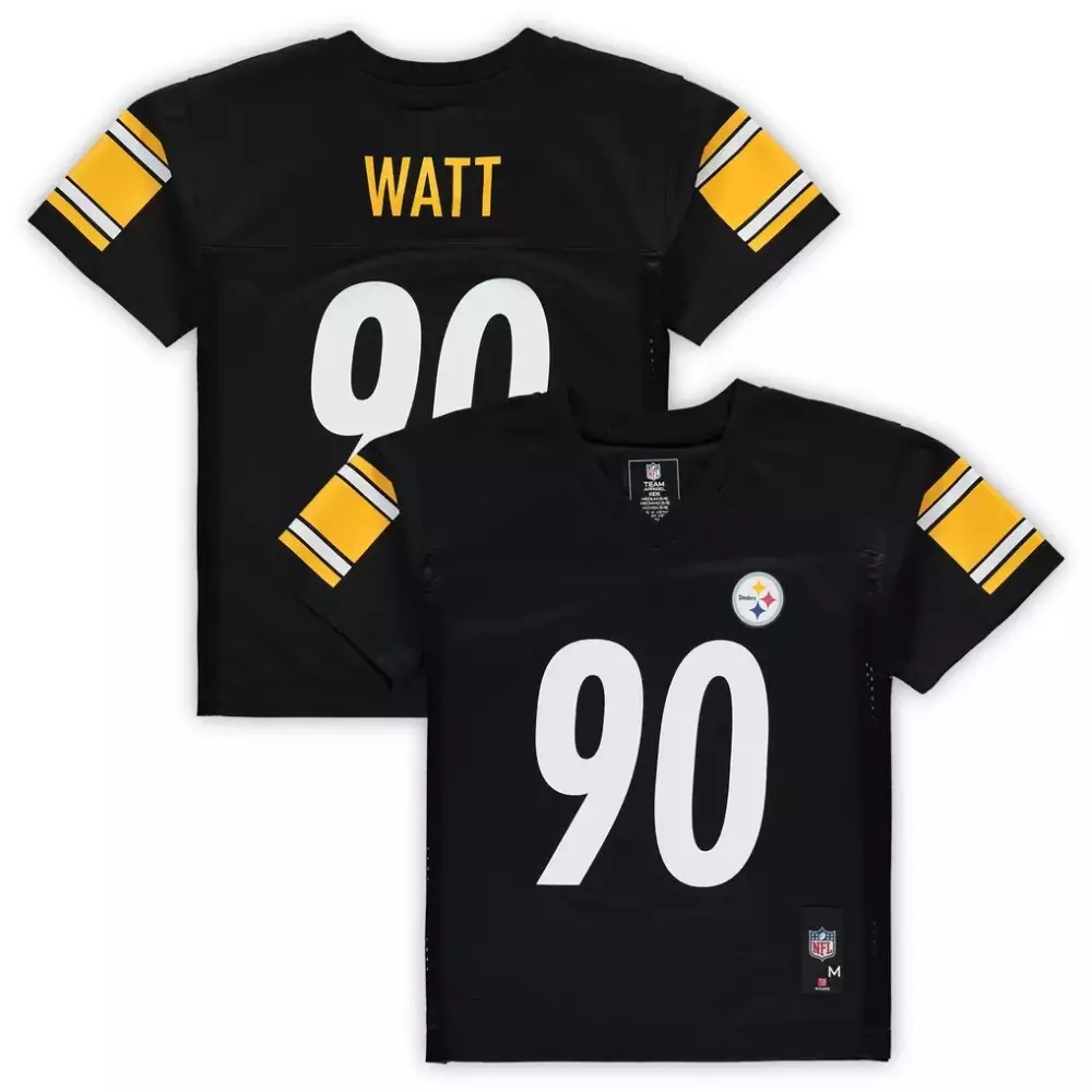 T.J. Watt Pittsburgh Steelers Preschool Replica Jersey | Black Nike Style | Fan Gear for Young Fans | For Men, Women & Youth