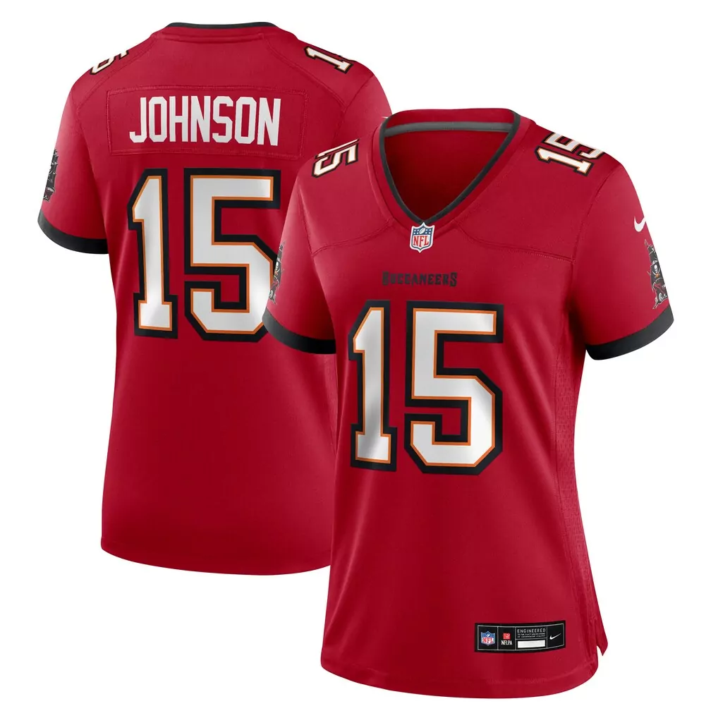 tez johnson tampa bay buccaneers nike women s team game jersey red