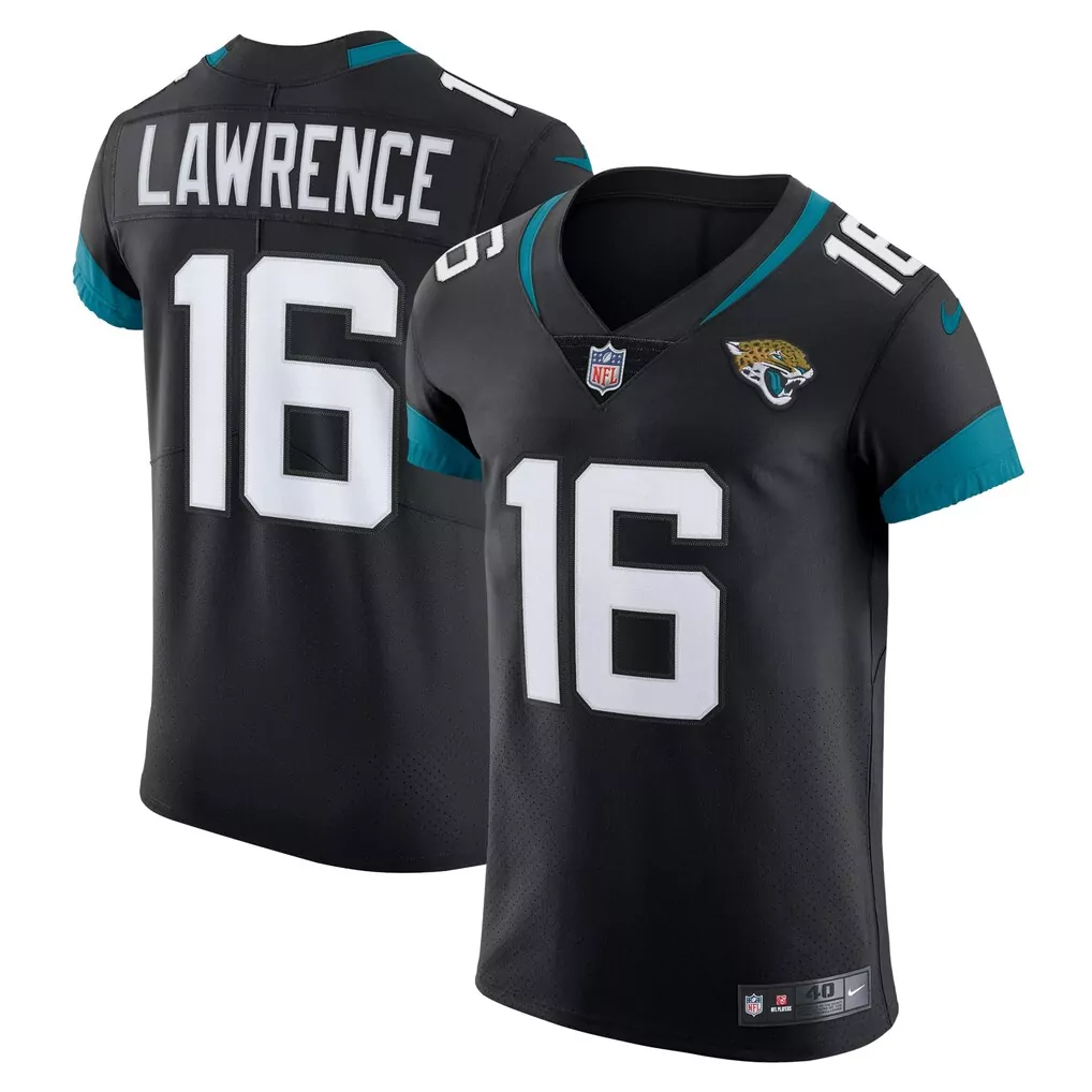 trevor lawrence jacksonville jaguars nike vapor elite jersey black