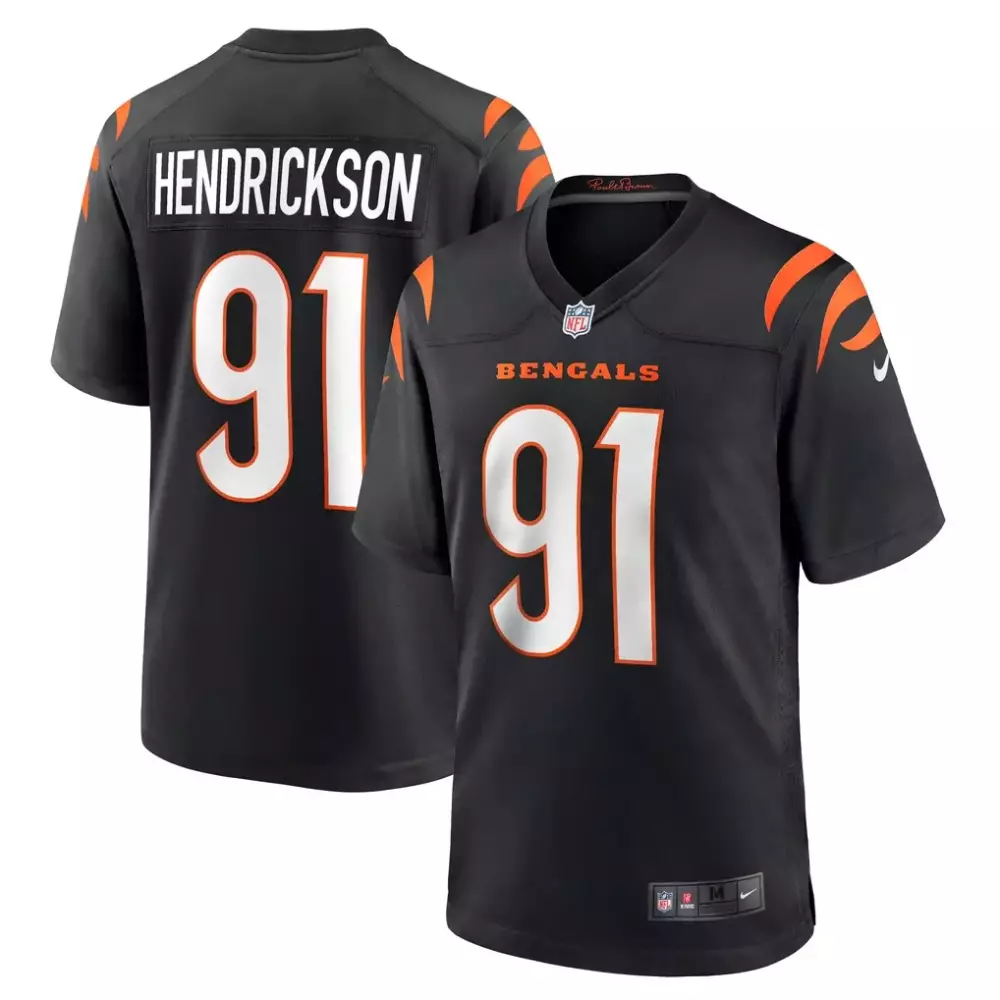Trey Hendrickson Cincinnati Bengals Color Rush Jersey | White Gold Black Stitched | Limited Edition Fan Gear | For Men, Women & Youth