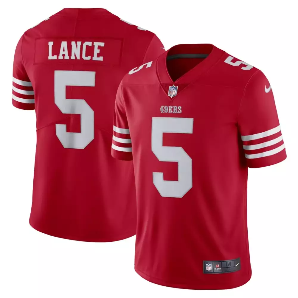 Trey Lance San Francisco 49ers Nike Vapor Limited Jersey | Scarlet Style | Quality Fan Gear for Game Day | For Men, Women & Youth