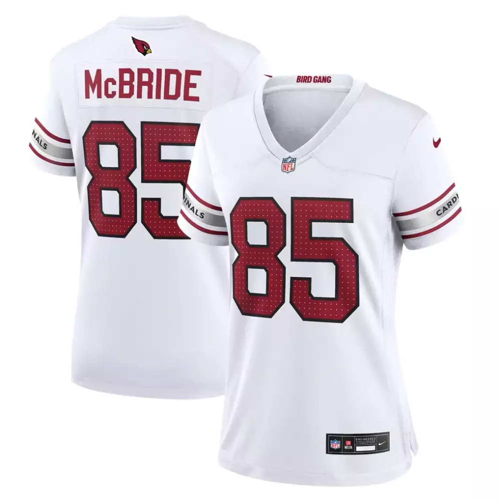 trey mcbride arizona cardinals nike women s game jersey white