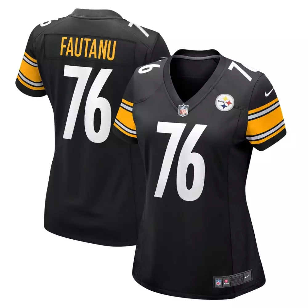 troy fautanu pittsburgh steelers nike women s game jersey black