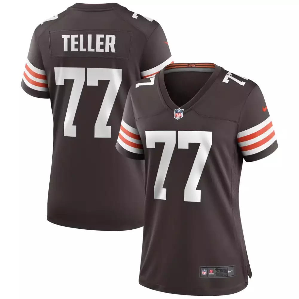 Wyatt Teller Cleveland Browns Nike Women's Game Jersey | Brown | Fan Gear for Game Day | For Women