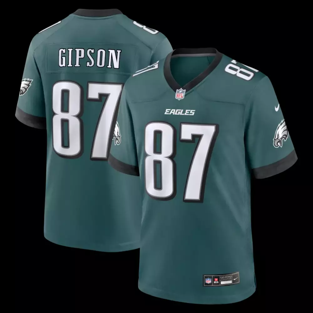 Xavier Gipson Philadelphia Eagles Nike Team Game Jersey | Midnight Green 2023 | For Men, Women & Youth