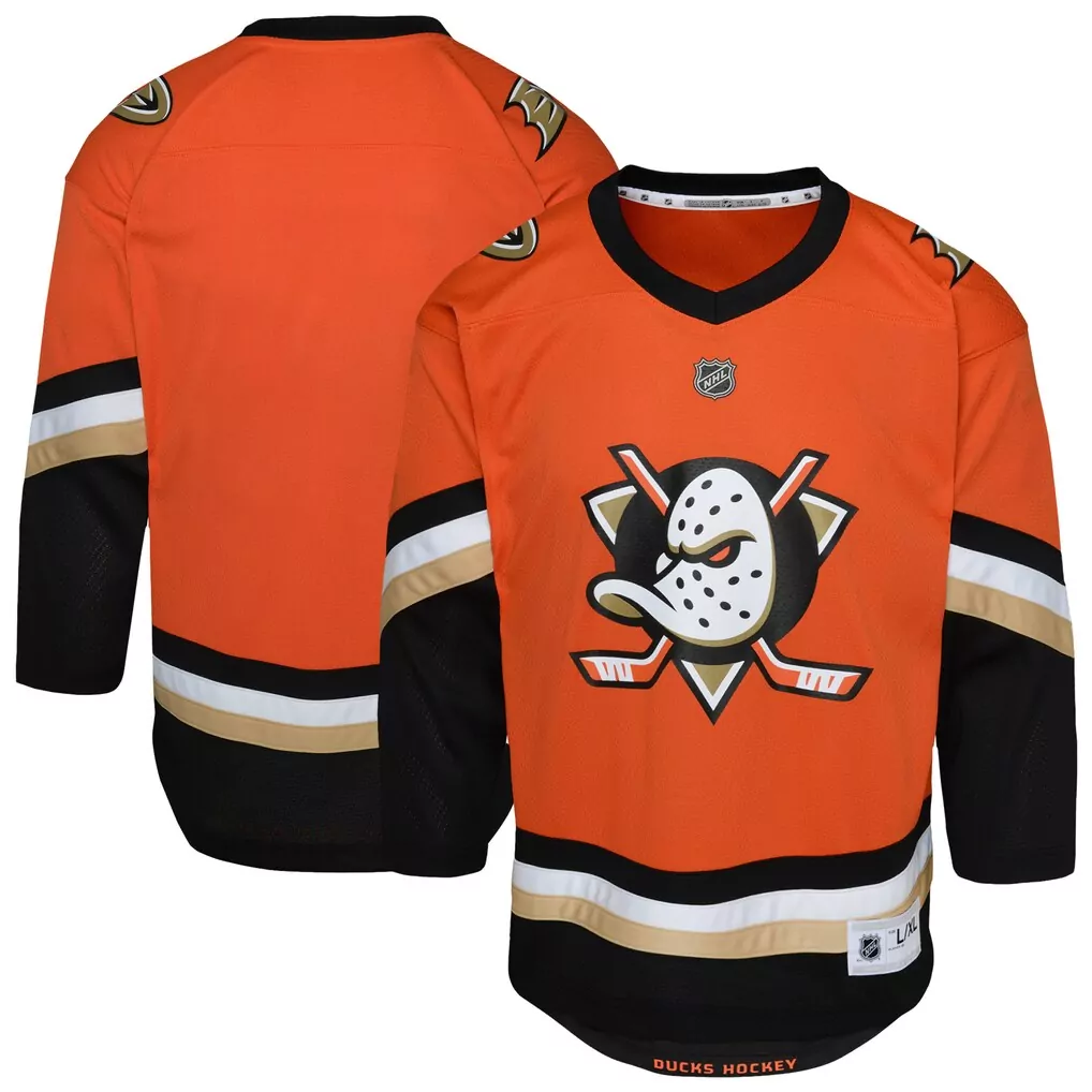anaheim ducks youth home premier jersey orange
